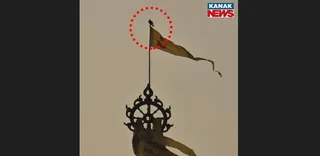 Eagle perches atop Puri Jagannath temple, sparks debate in Odisha