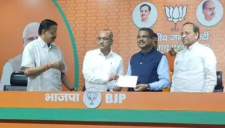 Sujeet Kumar joins BJP after quitting BJD