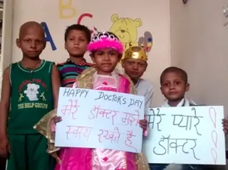 THANK YOU DOCTORS, SAY KIDS WITH CANCER