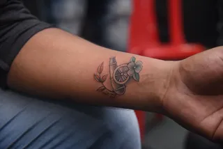 SKIVAS inks youth of Odisha capital with colours of freedom!