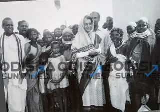Check out the saree Indira Gandhi wore on her last Odisha tour
