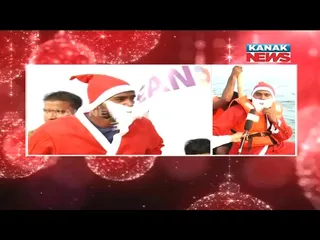 Watch: Odisha fisherman in Santa Claus attire spreads message to save sea turtle on Christmas