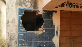 Elephant herd destroys houses, consumes MDM rice in Odisha