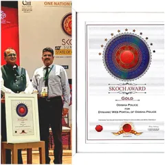 Odisha Police bags Skoch award for its web portal
