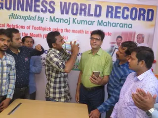 Odisha youth smashes three Guinness records