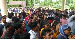 Students, police face-off at Utkal University