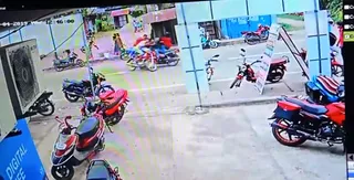 CCTV footage captures bike crash in Odisha; 5 critical