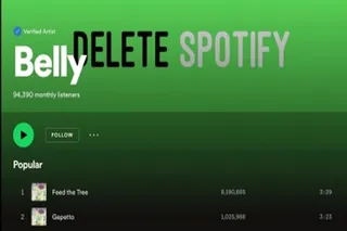 'Delete Spotify' message appears on Spotify homepage; users confused