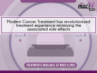 Modern cancer treatment has revolutionized treatment experience minimizing associated side-effects