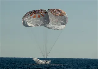 Astronauts aboard SpaceX spacecraft back to Earth safely
