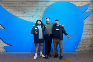 Elon Musk posts picture with 2 men who faked being fired from Twitter