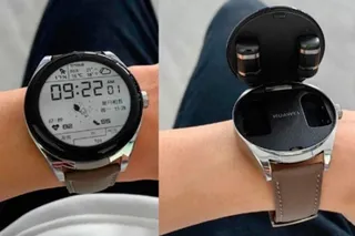 This unique Huawei smartwatch carries earbuds inside