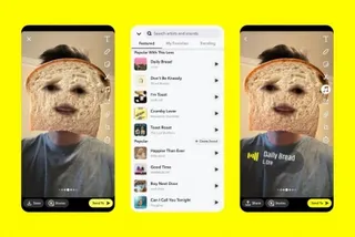 Snapchat now recommends sounds for photos, videos