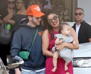 Amid talk of her sis marrying Raghav Chadha, PC, Nick in Mumbai