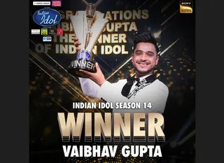 Vaibhav Gupta wins 'Indian Idol 14', sings 'Joru Ka Ghulam' with Sonu Nigam