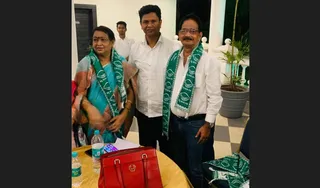 Former Brajarajnagar MLA Radharani Panda joins BJD after quitting BJP in Odisha