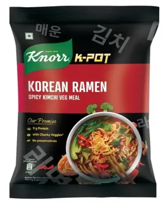 Knorr Korean Ramen Spicy Kimchi Veg Meal