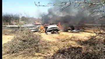 Indian air force jets crash