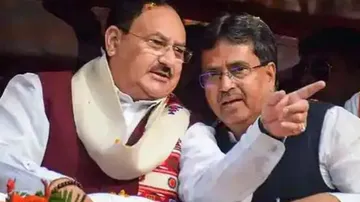 JP nadda and Manik saha