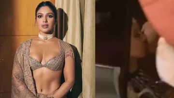 bhumi pednekar yash-kataria-lip lock