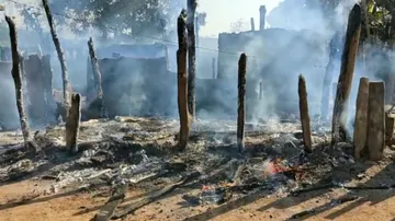 houses gutted in Fire