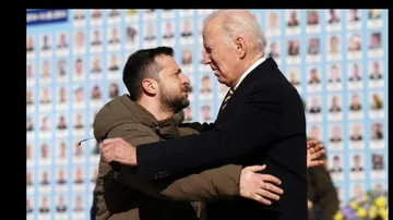 President Joe Biden is in Kyiv