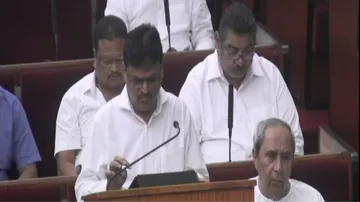 Finance Minister Niranjan Pujari