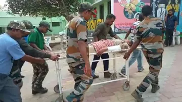 forest guard critically injured