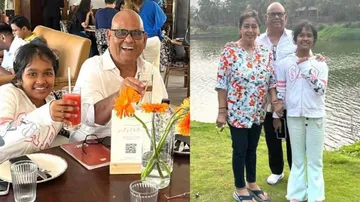 satish kaushik with family