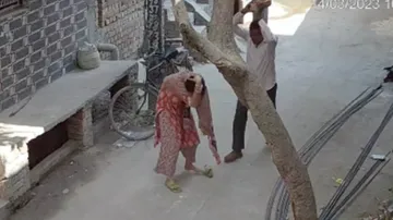 Man hit daughter in law