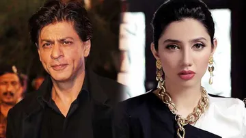 Shah Rukh Khan and Mahira Khan