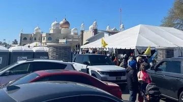 Firing in  Gurudwara