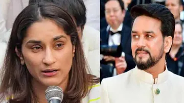 Vinesh Phogat & Anurag Thakur