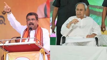 Dharmendra pradhan And Naveen Patnaik