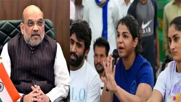 Home Minister & Wrestlers