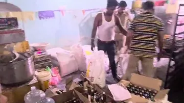 Fake liquor factory sealed