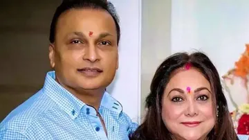 Tina Ambani with husband