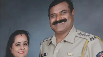 Late ACP Bharat and his wife