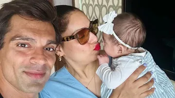 Bipasha Basu, Karan Singh Grover and Them Daughter Devi