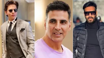 Shah Rukh Khan, Akshay Kumar, Ajay Devgn