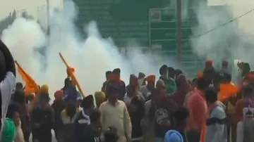 tear gas fired