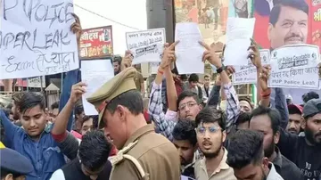 Police With Protesters