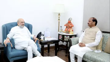 Amit Shah and Raghubar Das