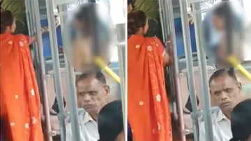 Woman Enters Crowded Delhi Bus Wearing A Bikin