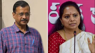Arvind Kejriwal & K Kabitha