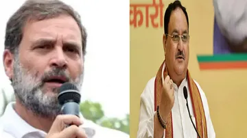 Rahul gandhi and Jp Nadda
