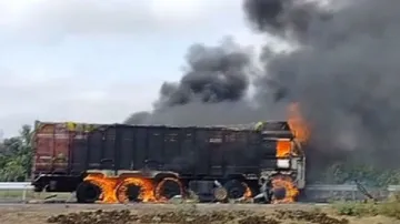 Fire In Truck