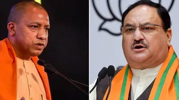 jp nadda and yogi adityanath