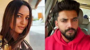 sonakshi sinha with zaheer-iqbal