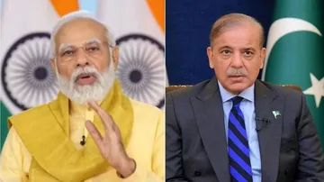 Narendra Modi & Shehbaz Sharif